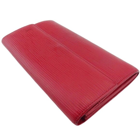 LOUIS VUITTON Long Wallet Epi Castilian Epi Leather Authentic Used - Picture 4 of 11